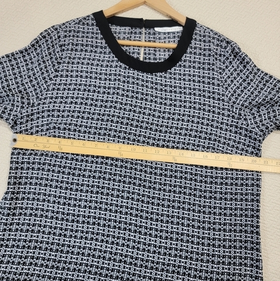 Violet and Claire Black Printed Blouse Long Sleeve Size Large - Picture 12 of 16